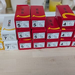 McDonald's Crocs Character Toy Boxes- With Toys, All Included